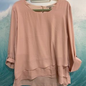 ✨Roz & Ali: pastel pink blouse: L